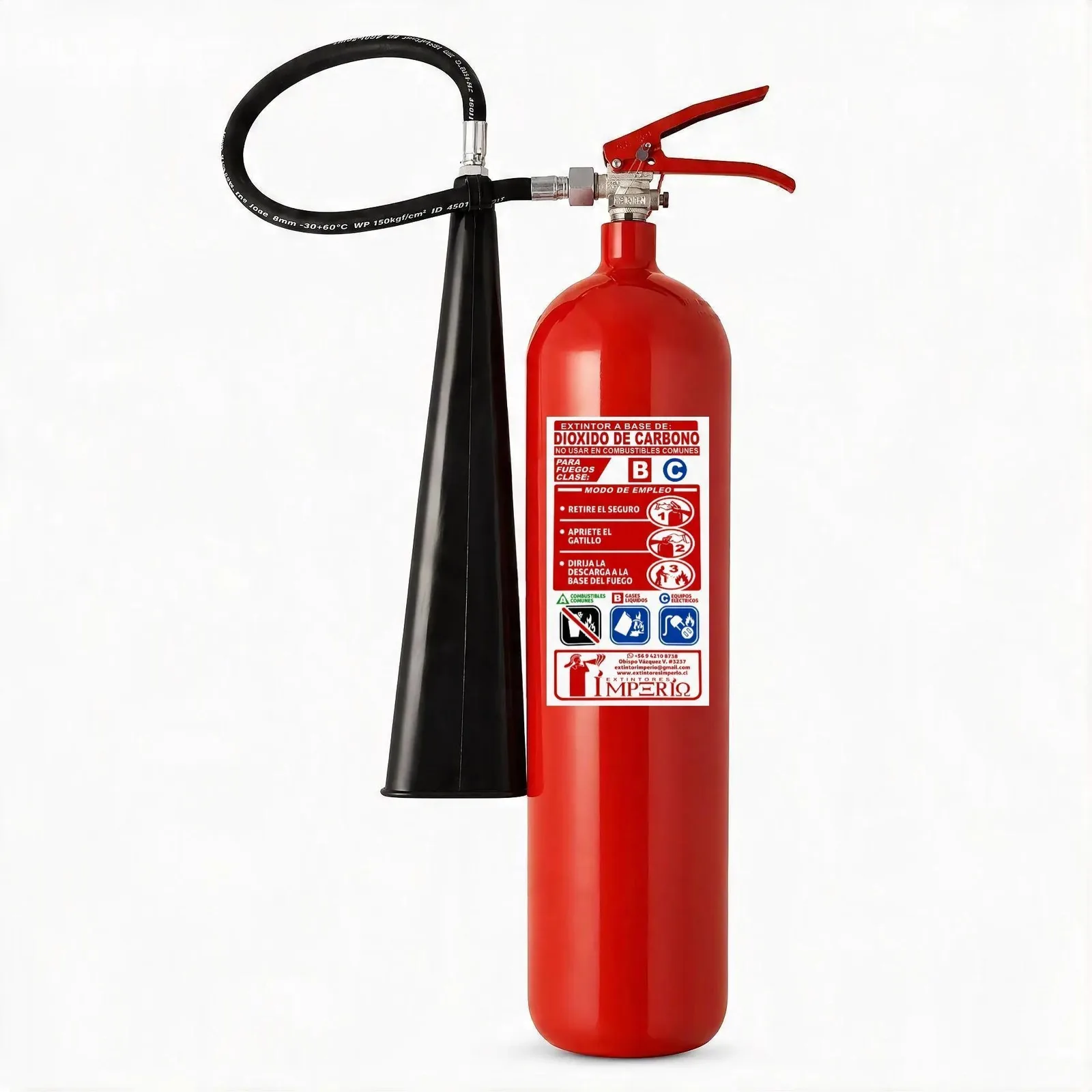 Extintor Gas CO₂ 5KG (BC)